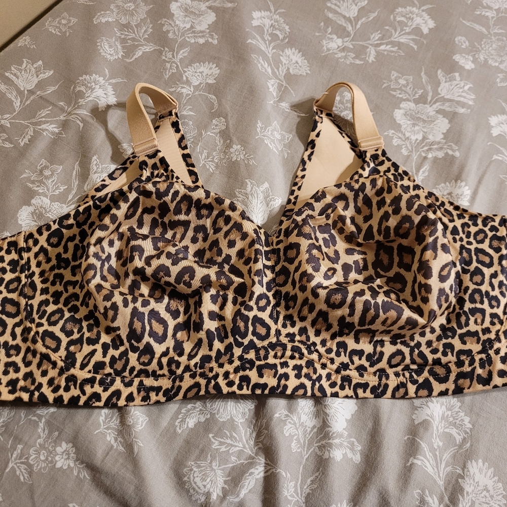 Serenda cheetah print 50D bra
